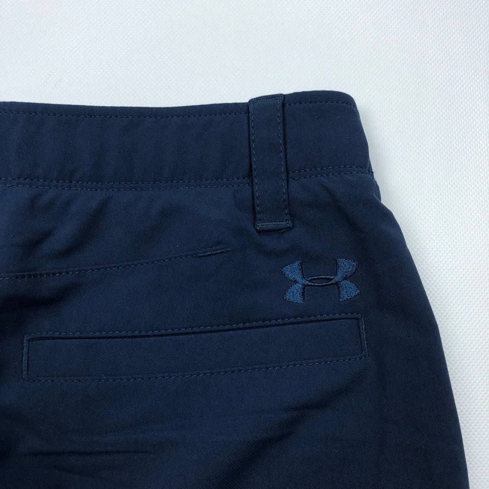 Under Armour Mens 32x32 Match Play Golf Pants Academy Navy Blue Performance